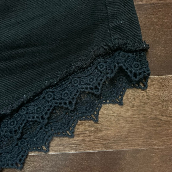 Free People Black Jean Shorts - Picture 4 of 5